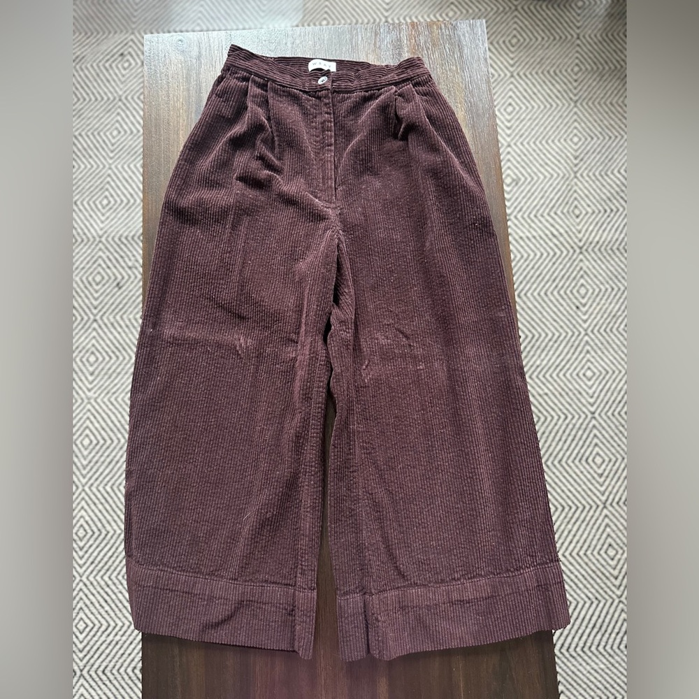 WRAY Wide-leg Corduroy Brown